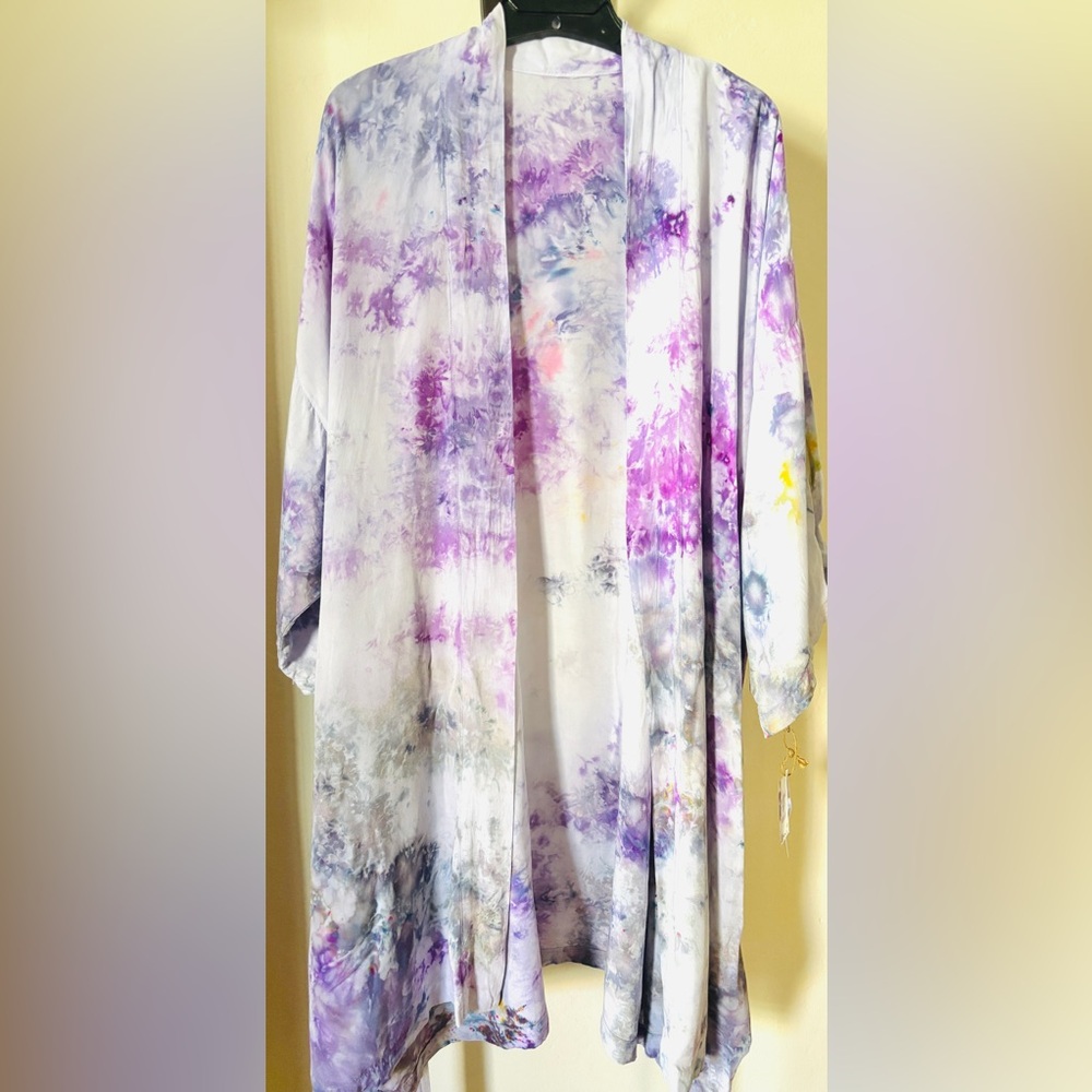 Hand Dyed Robe/Kimono - Picture 5 of 7